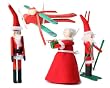 Santa Claus clothespin Craft Set