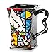 Romero Britto Ceramic Square Mug-Sugar