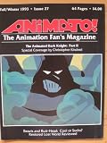 Animato #27, Fall 1993. Batman: The Animated Series, Willis O'Brien