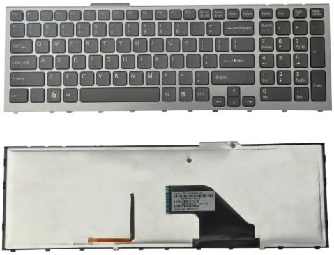 Elecs New Laptop Keyboard for Sony Vaio VPC-F11 1-487-811-11 9Z.N3S82.201