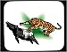 bengal38  - Decorated Mouse Pad with hunting tiger pig bengal
