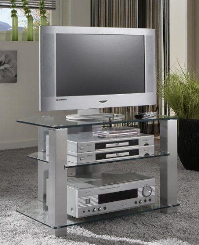 TV-Phonotisch GIGA aus Glas und Metall