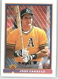 1991 Bowman #227 Jose Canseco - Oakland Athletics (Baseball Cards)