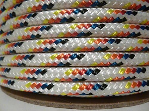 1/4" x 300 ft. Double Braid Yacht Braid Polyester Sailboat Rigging Nautical Rope Spool. Valley Rope.