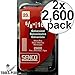 Senco A100629 2,600pk 5/8" 23 Gauge Galvanized Micro Pin Nails 2-Pack