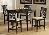 Hillsdale Furniture Glenmary Counter Dark Cherry 5-Piece Counter Height Din ....