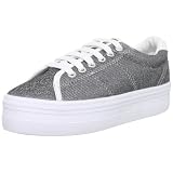No Name Plato Sneakers Strass, Baskets mode femmes