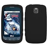 MyBat LG Optimus S / Optimus U / Optimus V Solid Skin Cover - Dr Blue