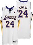Kobe Bryant White adidas NBA Authentic Los Angeles