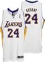 Kobe Bryant White adidas NBA Authentic Los Angeles Lakers Jersey