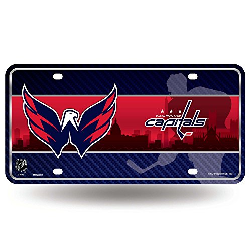 NHL Washington Capitals Metal Auto Tag