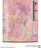 Sony PS3 Skin Neon Swoosh on Pink