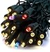 GKI Bethlehem Lighting FlexChange Indoor/Outdoor Holiday Christmas Light Set with 50 Wide-Angle 5 mm LED , Multi Color