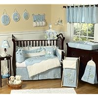 JoJo Designs 9-Piece Baby Crib Bedding Set - Go Fish Ocean