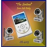 "The Sentinel" 3.5" Portable Multi Camera Monitor System From Safe Baby