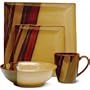 Sango Avanti 16-Piece Dinnerware Set, Black