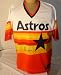 Nolan Ryan Autographed/Hand Signed Houston Astros Cooperstown Rainbow Jersey