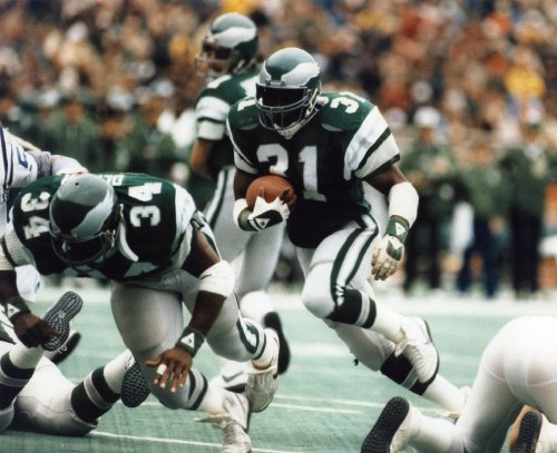 WILBERT MONTGOMERY PHILADELPHIA EAGLES 8X10 SPORTS ACTION PHOTO (F)