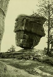 Balanced Rock in Colorado's Garden of the Gods - 16" x 20" - Fine-Art Gicl??e Photographic Print of an Image from the Library of Congress Collection