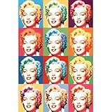Visions of Marilyn Monroe Pop Art Print Poster - 24x36 Visions of Marilyn Monroe Pop Art Print Poster - 24x36