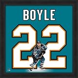 Dan Boyle San Jose Sharks Uniframe Framed Jersey Photo 20x20