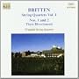 Britten: String Quartets Nos. 1 & 2