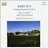 Britten: String Quartets Nos. 1 & 2