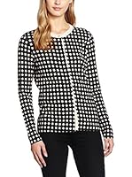 Giorgio Grati Chaqueta Punto Cammeo (Blanco / Negro)