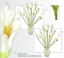 24 Pieces of 30" Calla Lily Bendable Sprays Artificial Silk Flowers