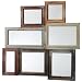 Oakville Antique Multicolored Chipped Patina Paint Mirror Group