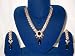 Christmas Gift Onyx Black Beads Victorian Style Necklace Earrings Set