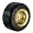 Lutzka Black/Gold Chrome