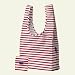 Baggu Compact Reusable Shopping Bag, Red Stripe