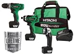 Hitachi KC10DFL 12-Volt Peak 2-Tool Li-Ion Combo Kit with Carrying Bag