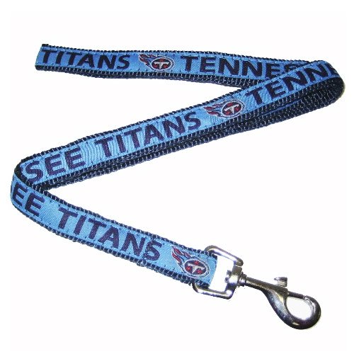 Tennessee Titans Light Blue Woven Team Pet Leash (Large)