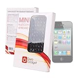 Wireless Slim-Line Bluetooth Keyboard Gift Box With Stand & Case For Apple iPhone4, iPhone 3G S & iPod Touch, By DURAGADGET