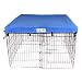 4' x 4' GoGo Exercise Pen UV Top / Cover Royal Blue