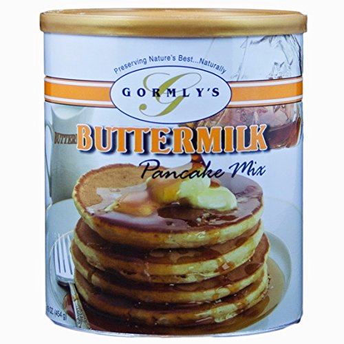 Gormly's Buttermilk Pancake Mix, 16 Ounce Cans (Pack of 2)