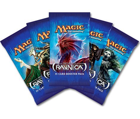 5 (Five) Packs of Magic the Gathering RTR - MTG: Return to Ravnica Booster Pack Lot (5 Packs) On Sale