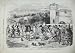 1856 YORKSHIRE ENGLAND RAINING STORM PEOPLE CASTLE DOG