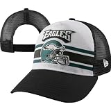 NFL Unisex Adult Philadelphia Eagles Spiral Stripe 940 Cap (Black, One Size Fits All)