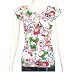 tokidoki For Sanrio Hello Kitty Women White * Hello Kitty Geisha, Pink SanDy Cactus & Cactus Hello Kitty * Allover Tee Shirt