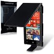Etui / Housse en Cuir (simili-cuir) pour HTC Windows Phone 8X Noir