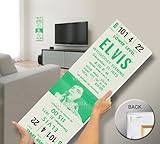 IMAGE OF Elvis Presley 1975 New Years Eve Concert Mega Ticket - Detroit