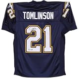 Mounted Memories San Diego Chargers Ladanian Tomlinson Autographed 31 Touchdowns Authentic Jersey