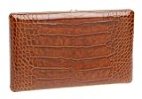 Abas  Patent Croco Full Frame Clutch