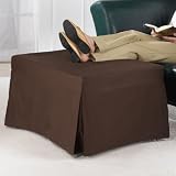 OTTOMAN BED WITH COVER – BROWN