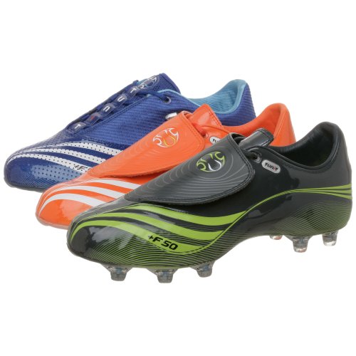 adidas Men's  F50.7 TUNIT Premium Soccer Shoe,Victory Blue/Dk Shale/Orange,13.5 M
