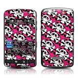 Skully Pink Design Protective Skin Decal Sticker for BlackBerry Storm 9530 Cell Phone