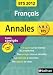 Annales Français BTS 2012 : Sujets corrigés